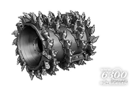 最新设计的铣刨鼓-100%宝马格设计,产量提高30%,油耗降低7%